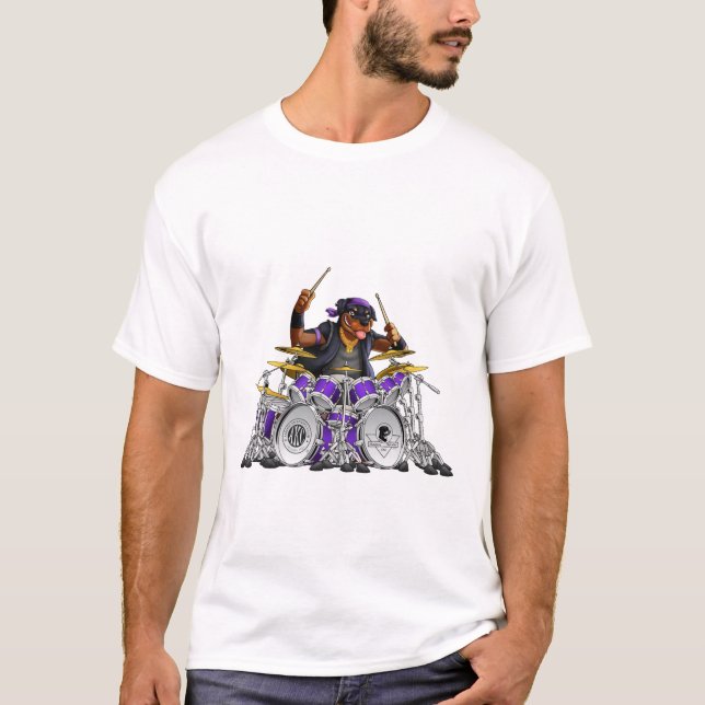 Rockin Rottie handelsresande T Shirt (Framsida)