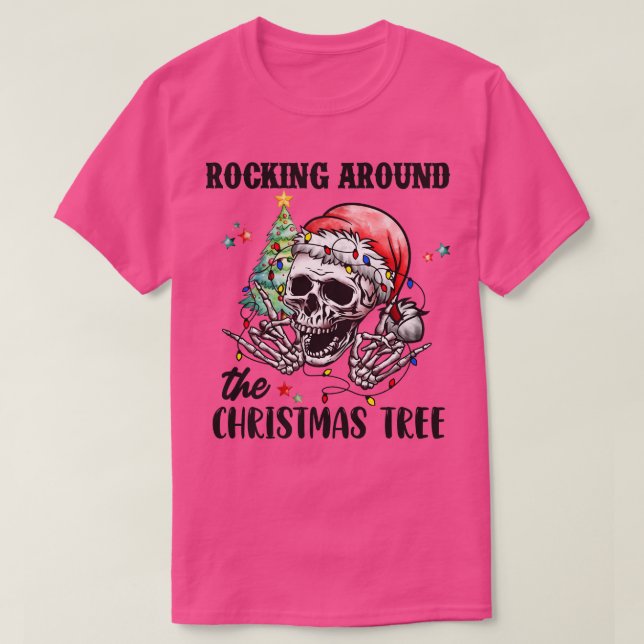 Rockin runt Julgran 5 T Shirt (Design framsida)