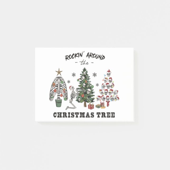Rockin runt Julgran Post-it Block (Framsida)