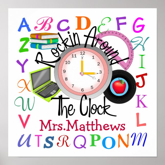 Rockin' School Teacher - SRF Poster (Framsidan)