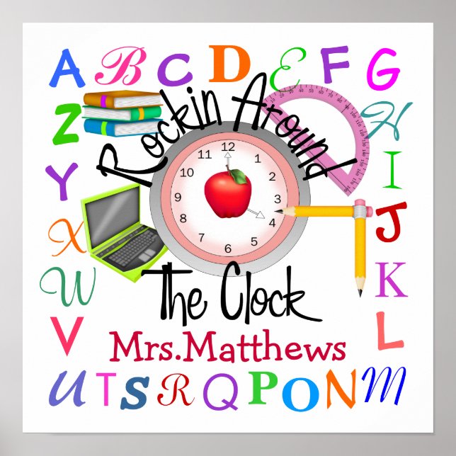 Rockin' School Teacher - SRF Poster (Framsidan)