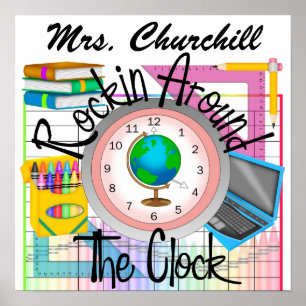 Rockin' School Teacher - SRF Poster