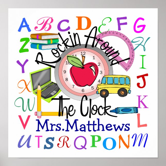 Rockin' School Teacher - SRF Poster (Framsidan)
