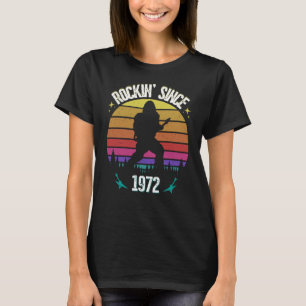 Rockin sedan 1972 Bigfoot Music Älskare T Shirt