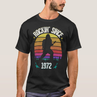 Rockin sedan 1972 Bigfoot Music Älskare T Shirt