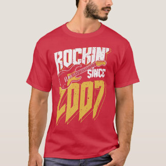 Rockin' sedan 2007 Vintage Rock musik Fläkt 15:e b T Shirt