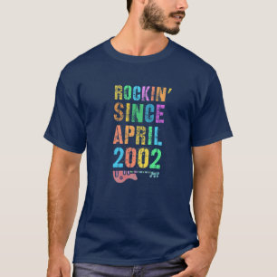 Rockin' sedan APRIL 2002 Vintage Rockstar 20Th Gir T Shirt