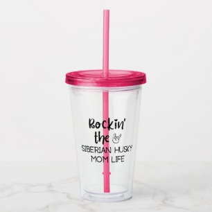 Rockin' Siberian husky Mamma Life Take Away Mugg