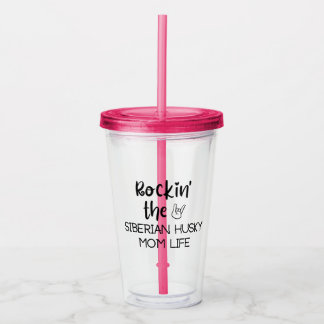 Rockin' Siberian husky Mamma Life Take Away Mugg