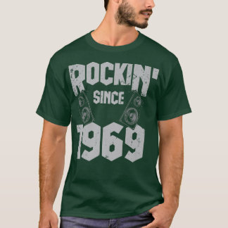 Rockin' Since 1969 Vintage Rock Music Fan 53th Bir T Shirt