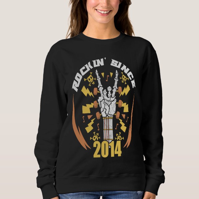 Rockin' Since 2014 T Shirt (Framsida)