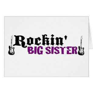 Rockin storasyster hälsningskort