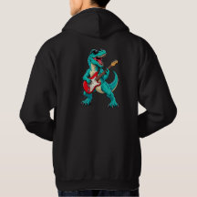 Rockin' T-Rex - Cool Dinosaur Gitarrist Hoodie