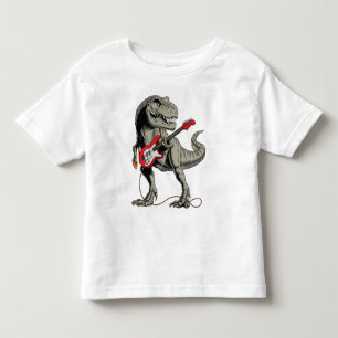 Rockin' T-Rex: Dinosaur spelar elgitarr T Shirt