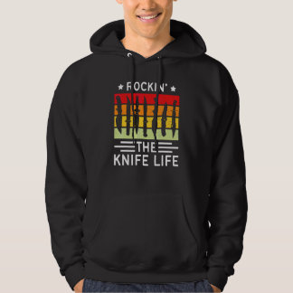 Rockin The Knife Livs Entusiast Knivar Samlare Hoodie