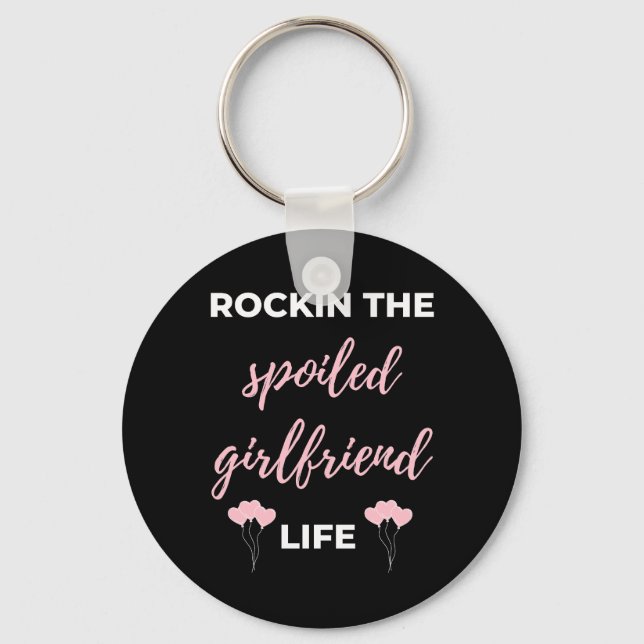 Rockin the Spoiled Girlkompis Life Nyckelring (Framsida)