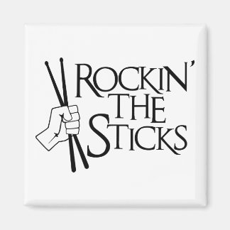 ROCKIN’ THE STICKS MAGNET
