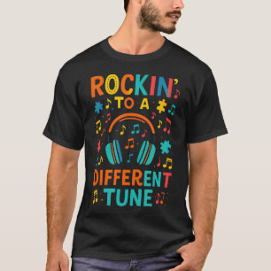 Rockin' Till En Annorlunda Låt - Autismmedvetenhet T Shirt