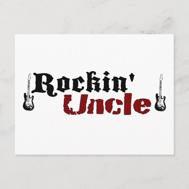 Rockin Uncle Vykort (Framsida)