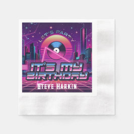 Rockin Vaporwave Party Pappersservett