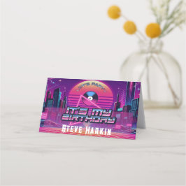 Rockin Vaporwave Party Placeringskort