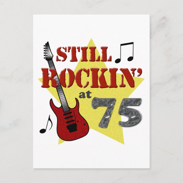 Rockin vid 75 vykort (Framsida)
