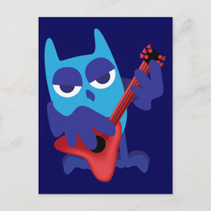 Rockin'Blue Uggla Vykort