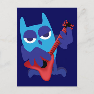Rockin'Blue Uggla Vykort
