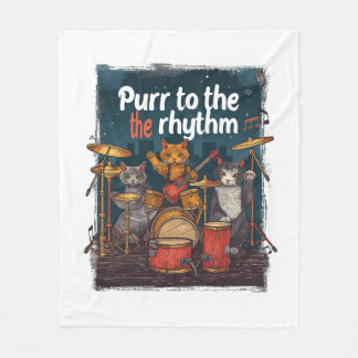 Rockin'Cat Band Fleecefilt