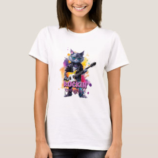 Rocking är mitt liv Kattunge T Shirt