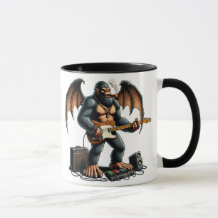 Rocking Bigfoot ShHunon Guitar Mugg