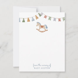 Rocking Horese, från förskolan Inbjudningar