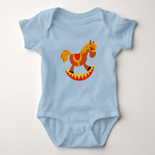 Rocking Horse Baby Bodydräkt T Shirt