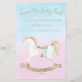 Rocking Horse Blue Rosa Baby Gissa Food Game