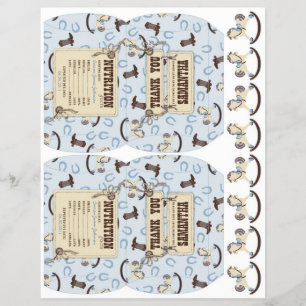 Rocking Horse Boy Mini Puff Box B2 Reklamblad