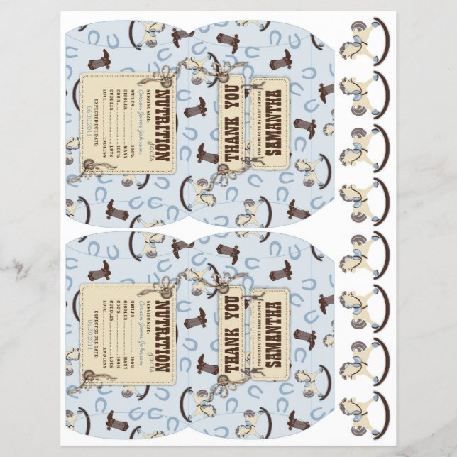 Rocking Horse Boy Mini Puff Box B2 Reklamblad (Framsidan)