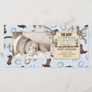 Rocking Horse Boy Photo Card 2 Meddelande