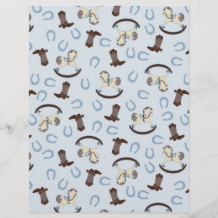 Rocking Horse Boy Scrapbook Papper