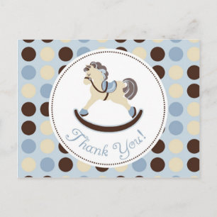 Rocking Horse Boy TY Postcard 2 Vykort