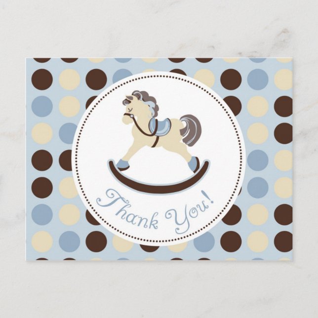 Rocking Horse Boy TY Postcard 2 Vykort (Framsida)