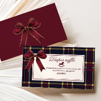 Rocking Horse Burgundy Bow Play Raper raffle