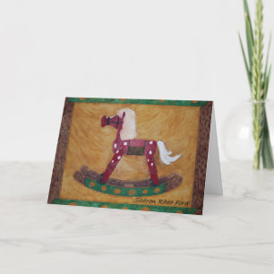 Rocking Horse Card by SRF Helgkort