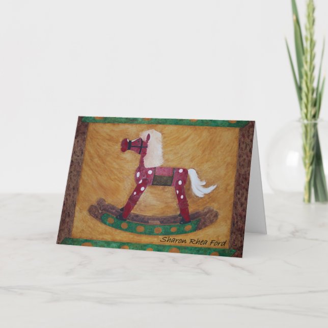 Rocking Horse Card by SRF Helgkort (Framsida)