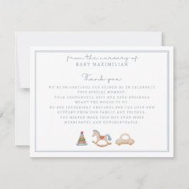 Rocking Horse, från förskolan av, tack. Inbjudningar