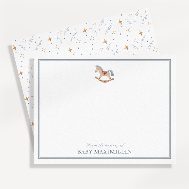 Rocking Horse, från förskolan av, tack. Inbjudningar (Skapare uppladdad)