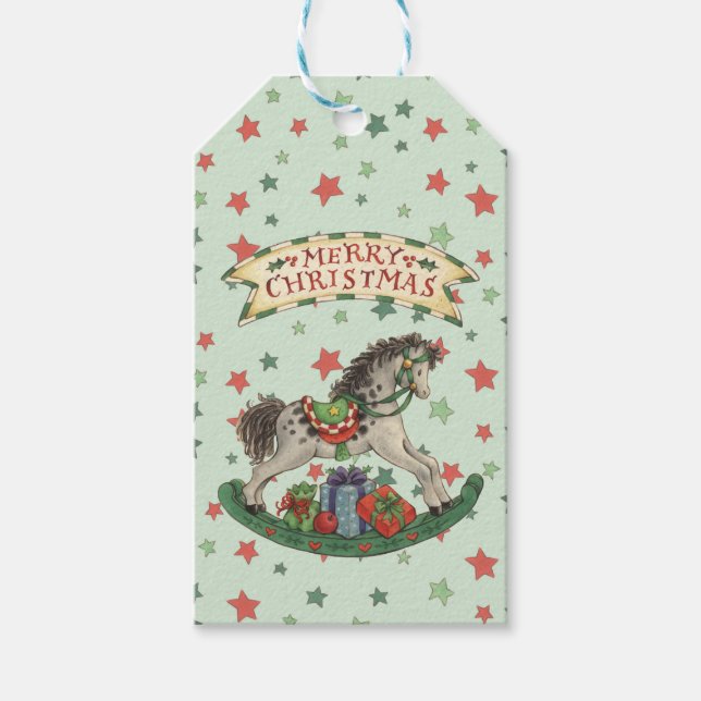 Rocking Horse Presentetikett (Framsidan)