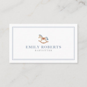 Rocking Horse, Social Media Icons, Babyvvakt Visitkort