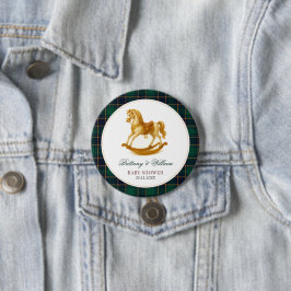 Rocking Horse Tartan Play Baby Shower Knapp