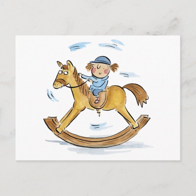 Rocking Horse Vykort (Framsida)
