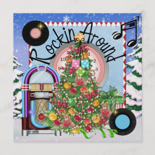 Rocking jul Party - SRF Inbjudningar